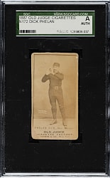1889 N172 Old Judge Dick Phelan SGC Authentic