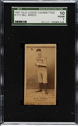 1888 N172 Old Judge Bill Krieg SGC POOR 10