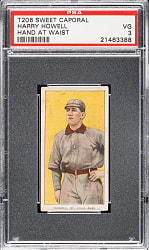 1909-1911 T206 White Border Harry Howell Hands at Waist PSA VG 3