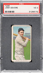 1909-1911 T206 White Border Josh Devore PSA VG 3 - Sovereign 460 Back