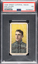 1909-1911 T206 White Border Nap Lajoie Portrait PSA POOR 1