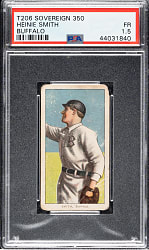 1909-1911 T206 White Border Heinie Smith PSA FAIR 1.5 - Sovereign 350 Back