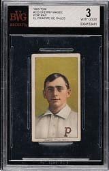 1909-1911 T206 White Border Sherry Magee Portrait BVG VG 3 - El Principe De Gales Back