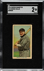 1914 T213 Coupon Cigarettes (Type 2) George Mullin Newark SGC GOOD 2