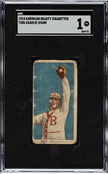 1909-1911 T206 White Border Charlie Starr SGC POOR 1 - American Beauty 350 Back