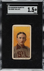 1909-1911 T206 White Border Bobby Wallace SGC FAIR 1.5 - Sovereign 350 Back