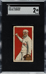 1909-1911 T206 White Border Bill Carrigan SGC GOOD 2 - Polar Bear Back