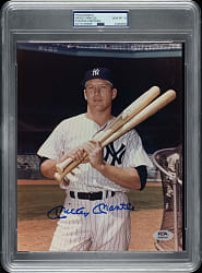 Mickey Mantle Signed Photograph PSA/DNA GEM MINT 10