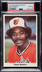 1977 Baltimore Orioles Team Issue Eddie Murray Pre-Rookie PSA NM-MT 8