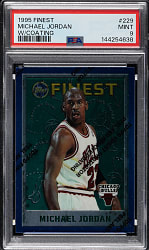 1995-1996 Topps Finest Basketball #229 Michael Jordan PSA MINT 9