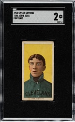 1909-1911 T206 White Border Addie Joss Portrait SGC GOOD 2