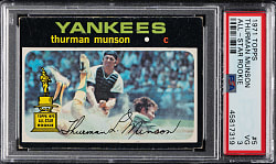 1971 Topps #5 Thurman Munson PSA VG 3