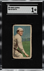 1909-1911 T206 White Border Ed Cicotte SGC POOR 1