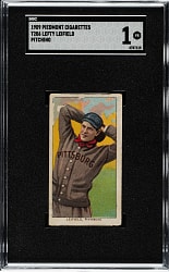 1909-1911 T206 White Border Lefty Leifield Pitching SGC POOR 1