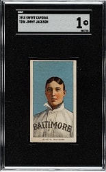 1909-1911 T206 White Border Jimmy Jackson SGC POOR 1