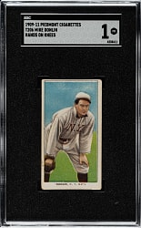 1909-1911 T206 White Border Mike Donlin Fielding SGC POOR 1