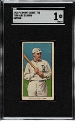 1909-1911 T206 White Border Rube Oldring Batting SGC POOR 1