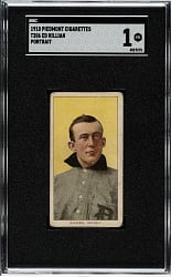 1909-1911 T206 White Border Ed Killian Portrait SGC POOR 1