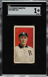 1909-1911 T206 White Border Perry Lipe Southern Leaguer SGC POOR 1