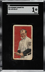 1909-1911 T206 White Border Joe Kelley SGC POOR 1