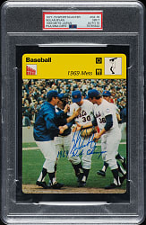 Signed 1977-1979 Sportscaster Japan #02-16 Nolan Ryan PSA NM 7 with GEM MINT 10 Signature