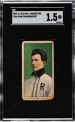1909-1911 T206 White Border Shag Shaughnessy Southern Leaguer SGC FAIR 1.5 - Old Mill Back