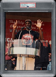1998 Michael Jordan Original Jeff Emerson Photograph PSA/DNA Type I - Six-Time NBA Champion