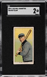 1909-1911 T206 White Border Roy Ellam Southern Leaguer SGC GOOD 2 - Old Mill Back