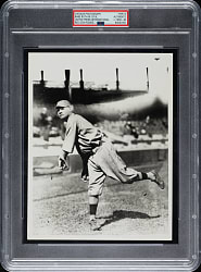 Circa 1958-1962 Babe Ruth in 1915 United Press International Vintage Photograph PSA/DNA Type IV