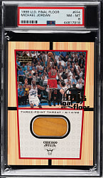 1999-2000 Upper Deck MJ's Final Floor Basketball #FF4 Michael Jordan PSA NM-MT 8