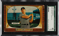 1955 Bowman #202 Mickey Mantle SGC VG 40