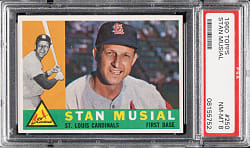 1960 Topps #250 Stan Musial PSA NM-MT 8