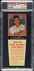 1958 Hires Root Beer Billy Gardner with Tab PSA NM-MT 8