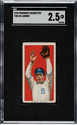 1909-1911 T206 White Border Ed Lennox SGC GOOD+ 2.5
