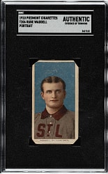 1909-1911 T206 White Border Rube Waddell Portrait SGC Authentic