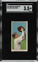 1909-1911 T206 White Border Fred Jacklitsch SGC VG+ 3.5