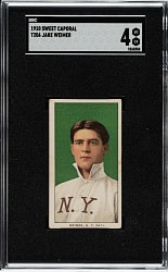 1909-1911 T206 White Border Jake Weimer SGC VG/EX 4