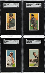 1909-1911 T206 White Border SGC Authentic Collection (11)