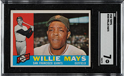 1960 Topps #200 Willie Mays SGC NM 7