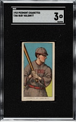1909-1911 T206 White Border Rudy Hulswitt SGC VG 3