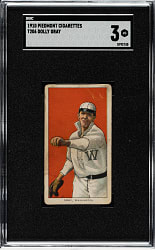 1909-1911 T206 White Border Dolly Gray SGC VG 3