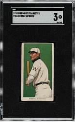 1909-1911 T206 White Border George McBride SGC VG 3