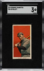 1909-1911 T206 White Border Ed Willett SGC VG 3