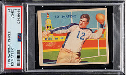 1935 R331 National Chicle Football #4 Ed Matesic PSA VG-EX 4