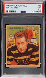 1935 R331 National Chicle Football #15 Ben Ciccone PSA EX+ 5.5