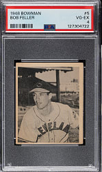 1948 Bowman #5 Bob Feller PSA VG-EX 4