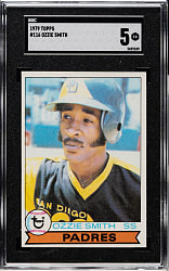 1979 Topps #116 Ozzie Smith Rookie SGC EX 5