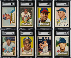 1952 Topps SGC-Graded Collection (8)