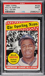 1969 Topps #429 Willie Horton All-Star PSA MINT 9