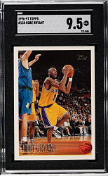 1996-1997 Topps Basketball #138 Kobe Bryant Rookie SGC MINT+ 9.5